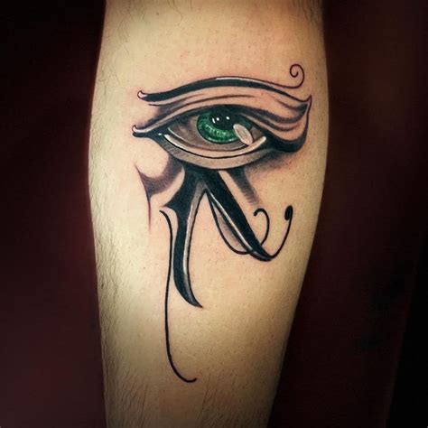 Egyptian Eye Tattoo Neck