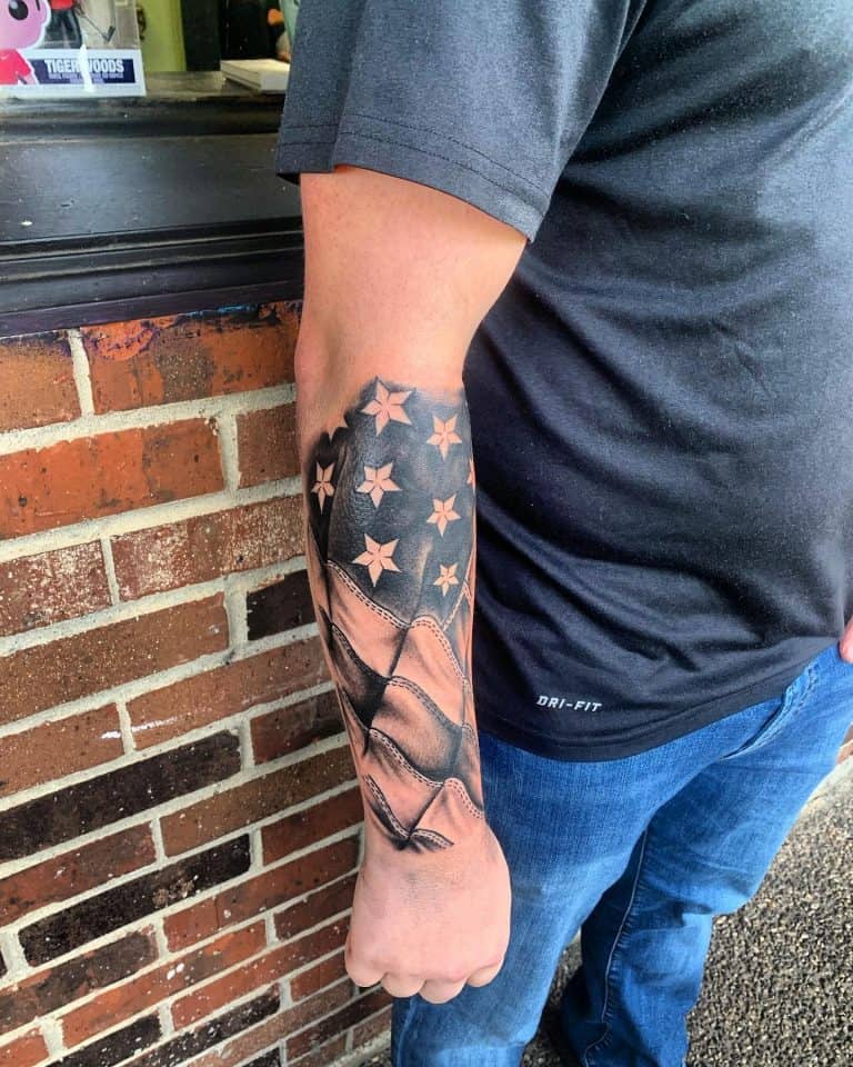 English Patriotic Sleeve Tattoos 8 Dynamic Patriotic Tattoo Ideas To