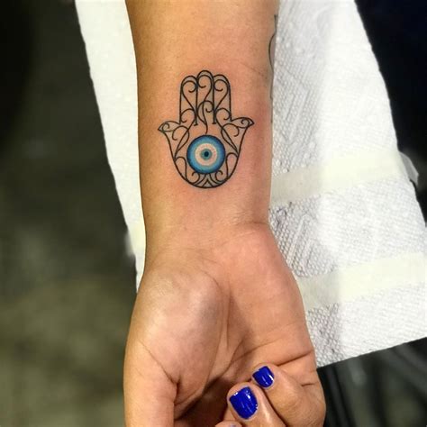 Evil Eye Hand Tattoo Forearm Tattoo Ideas