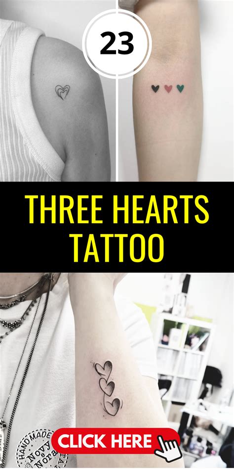 Explore Fine Line Ideas For Three Hearts Tattoo On The Small Arm And Wrist Explore Fine Line Ideas For Three Hearts Tattoo On The Small Arm And Wrist