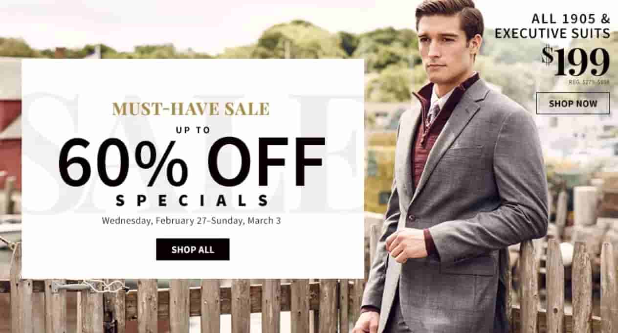 Extra 40% Off Clearance At Jos. A. Bank | Jos. A. Bank December 2025 ...