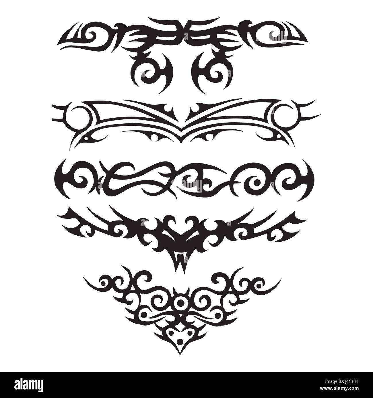 Female Simple Tribal Tattoo Designs Bronctattooaus Com