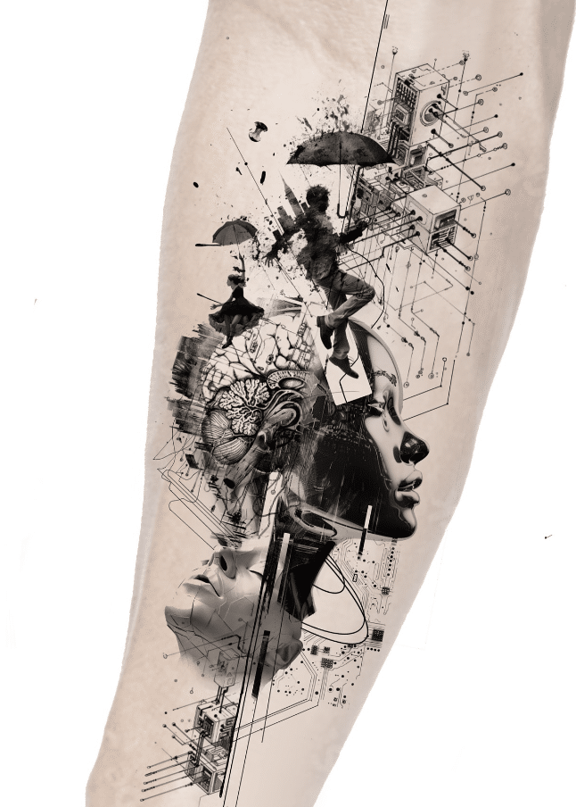 Fine Line Tattoo Design