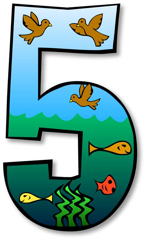 Five Clipart Clipground