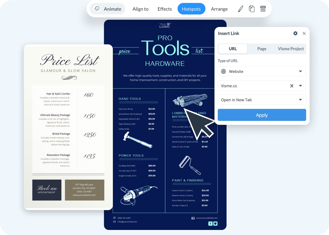 Free Online Price List Maker Photoadking