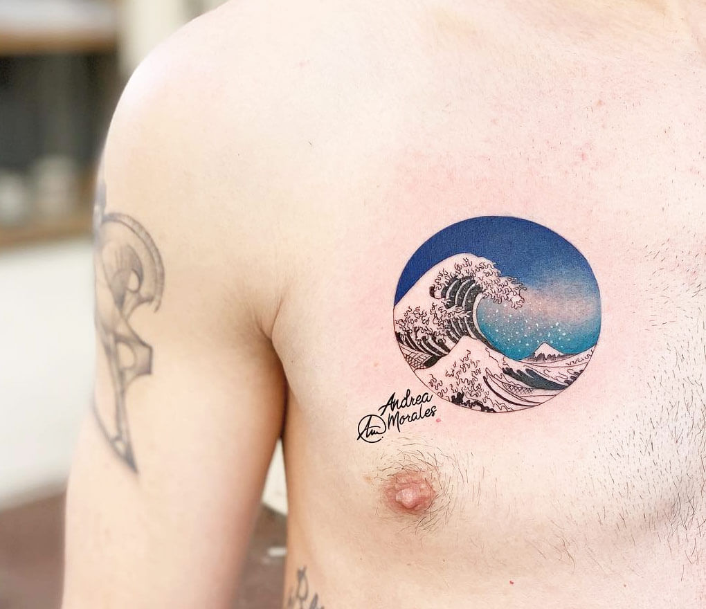 Great Wave Tattoo By Andrea Morales Post 28706