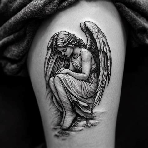 Guardian Angel Memorial Tattoos Chronic Ink Guardian Angel Memorial Tattoos Chronic Ink