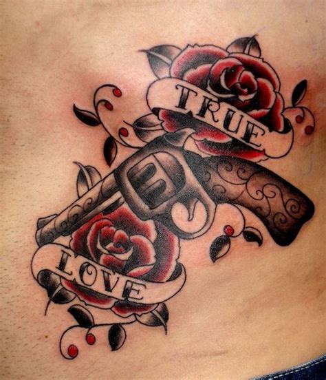 Guns And Roses Tattoos Designs