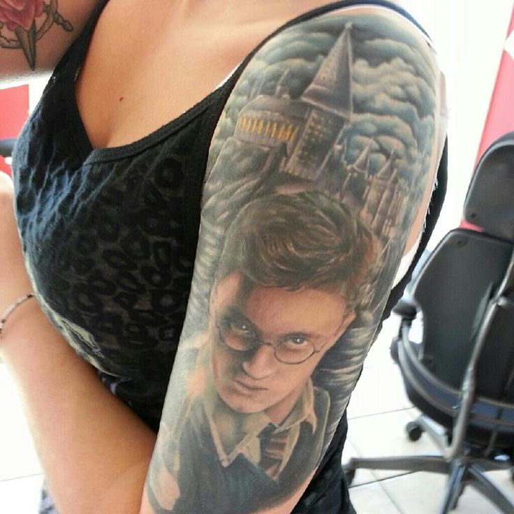 Harry Potter Tattoo Sleeve Designs Ideas And Meaning Tattoos For You