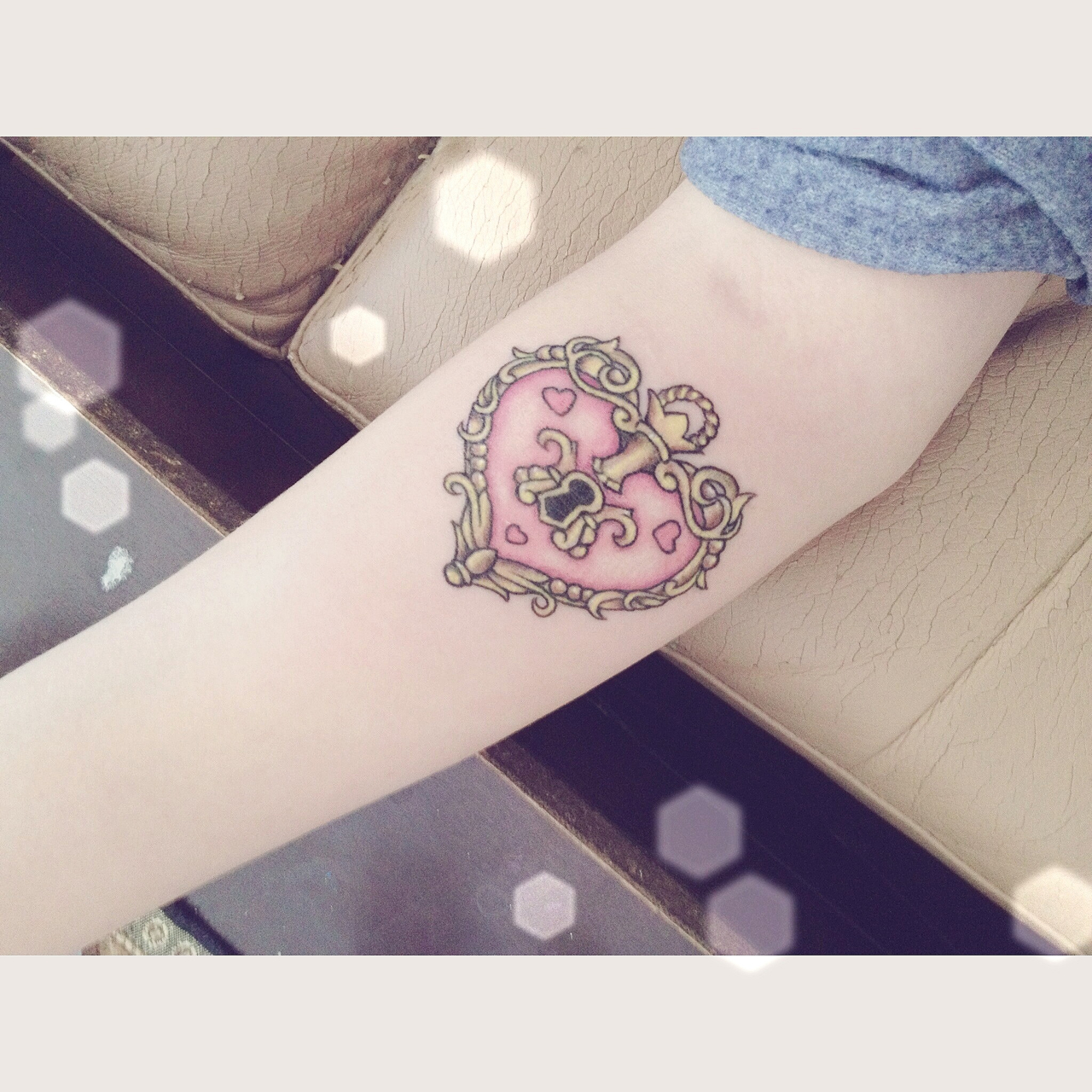 Heart And Lock Tattoo Designs