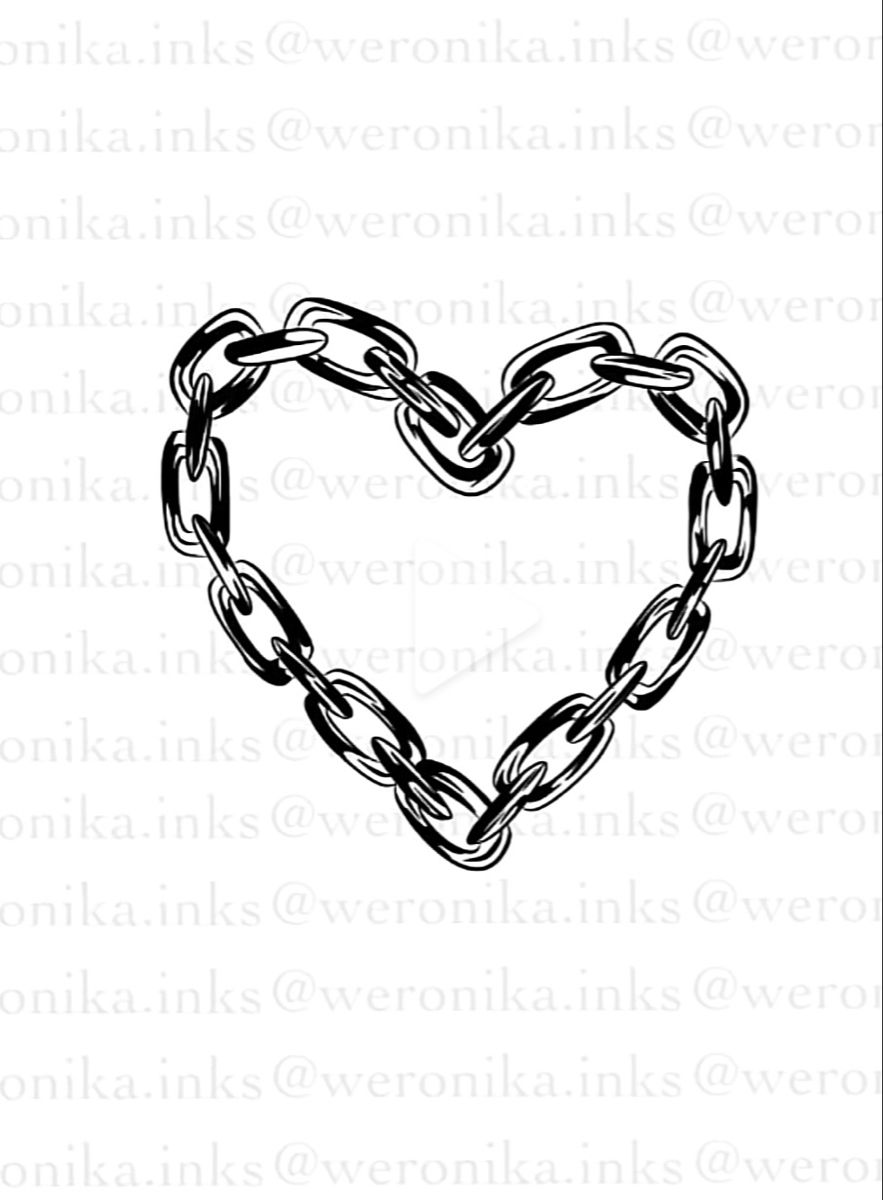 Heart Chain Tattoo Designs Design Talk