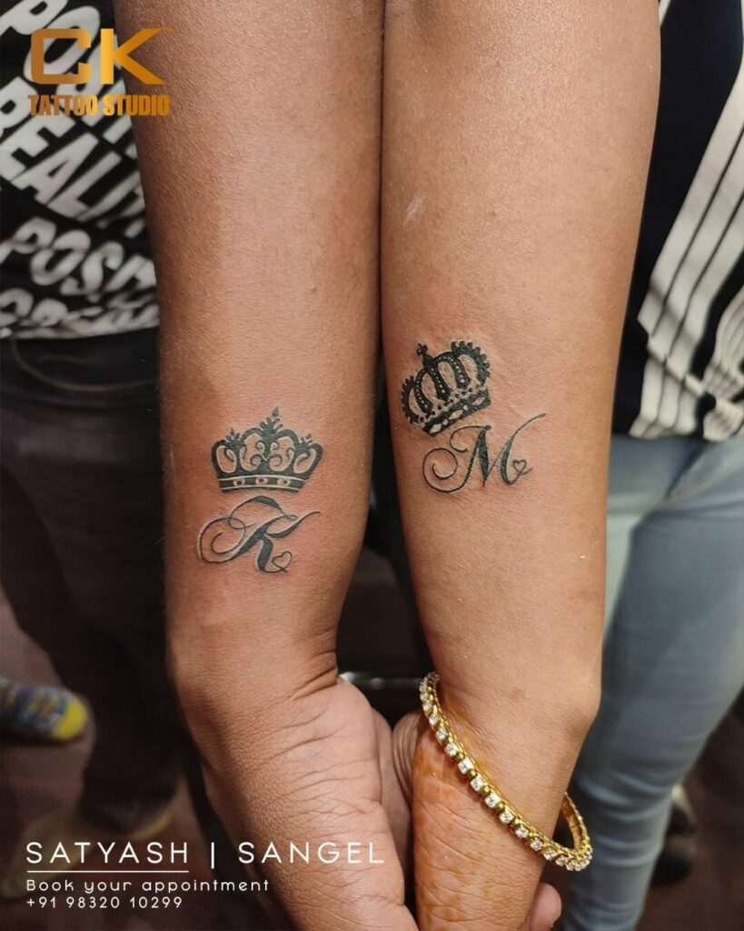 Husband And Wife Tattoos By Coy Irby Cute Idea Too Big For My Style
