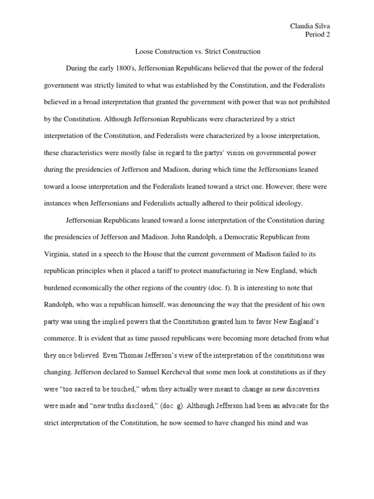 7 Benefits Of Is Strict Constructionism Activism For The Courts