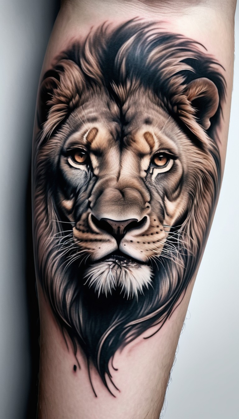 Jesus Alonso Realism Tattoo Artist New York Hyper Realistic Lion Tattoo In Black Grey Done In Manhattan New York City At Nobleart With The Best White Ink Starburst By Instagram