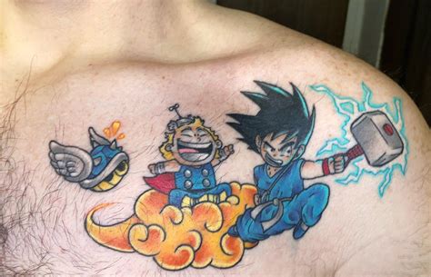 Kid Thor And Goku By Alexis At Altered Skin Missoula Mt R Tattoodesigns Kid Thor And Goku By Alexis At Altered Skin Missoula Mt R Tattoodesigns