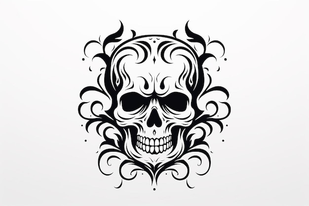 King And Queen Skull Tattoo Designs