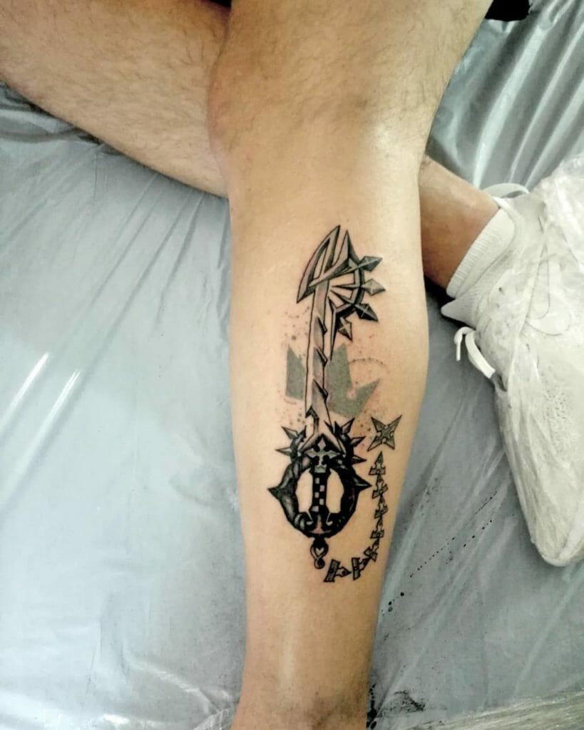 Kingdom Hearts Keyblade Tattoo