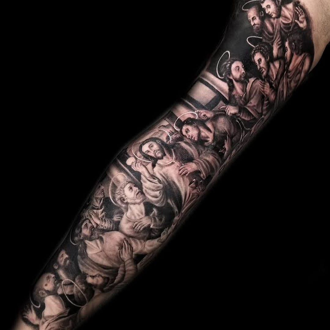 Last Supper Tattoo Tattoodo