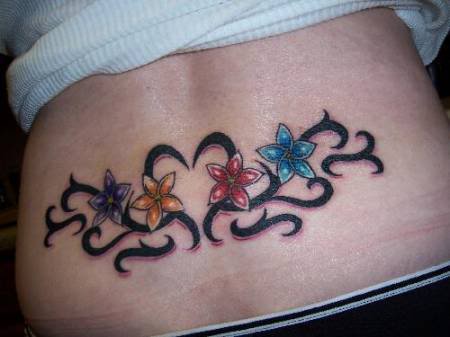 Lower Back Tribal Tattoo Designs