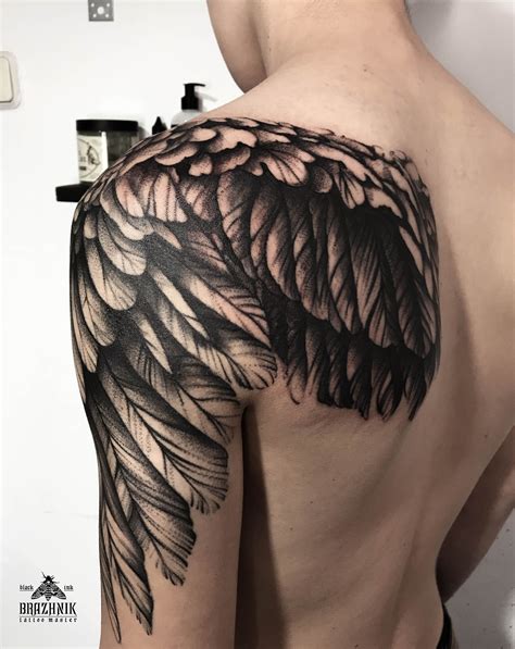 Male Wing Tattoos