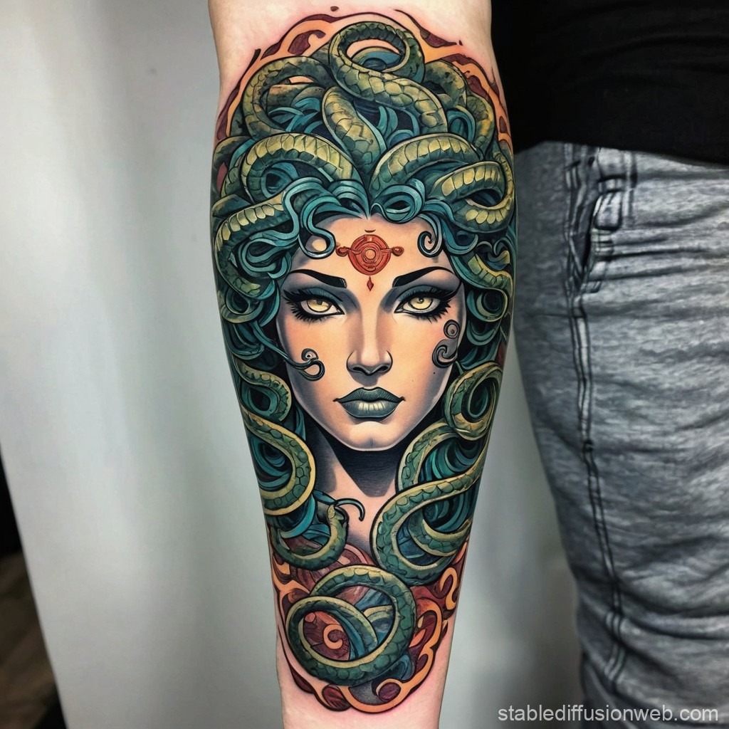 Medusa Tattoo Sleeve