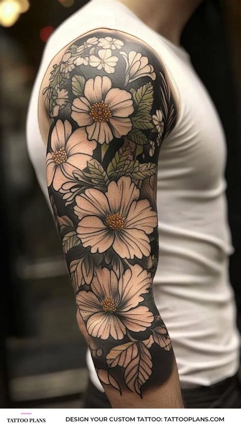 Men Amp 39 S Floral Tattoo Designs Exploring Bold And Meaningful Body Art