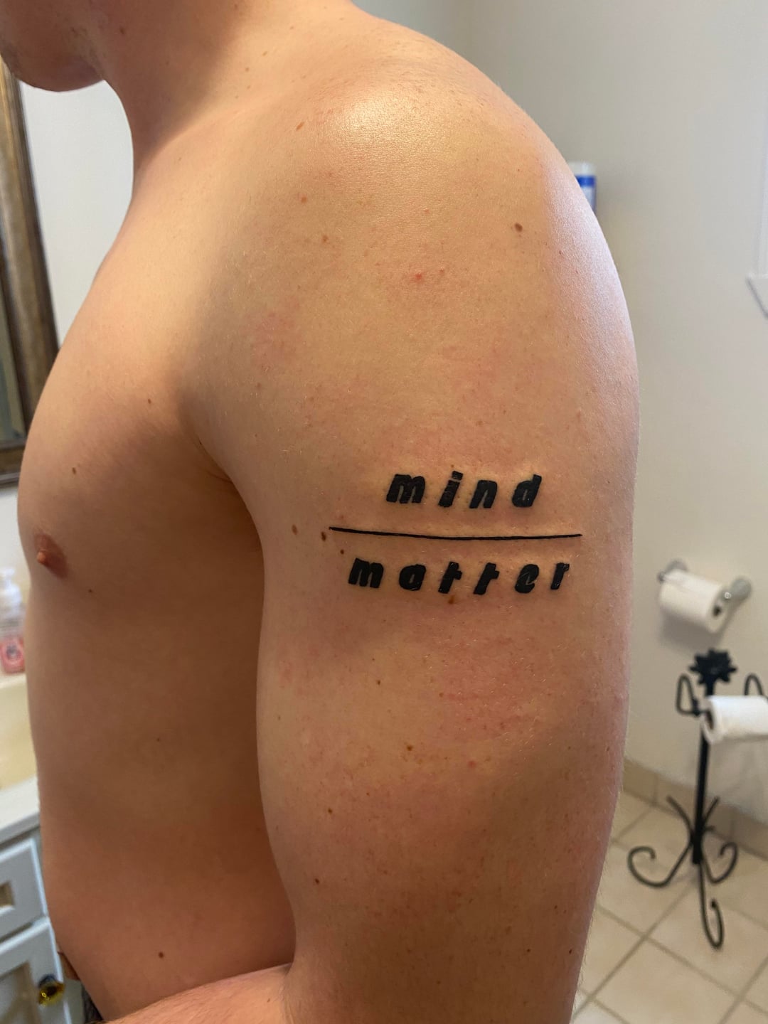 Mind Over Matter Is Magic First Tattoo R Frankocean