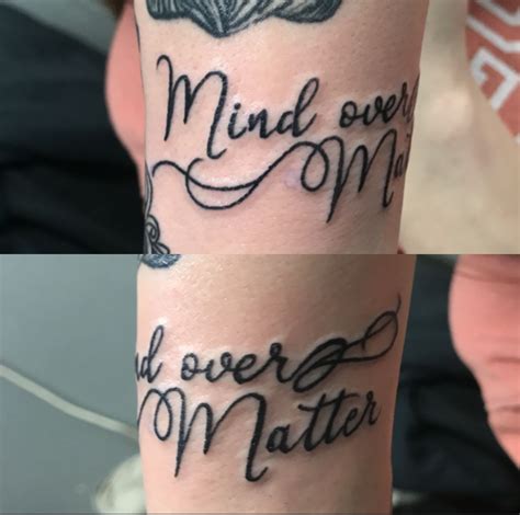 Mind Over Matter Tattoo