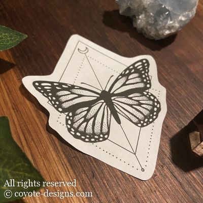 Monarch Butterfly Tattoo Design Monarch Butterfly Coyote Tattoo Designs