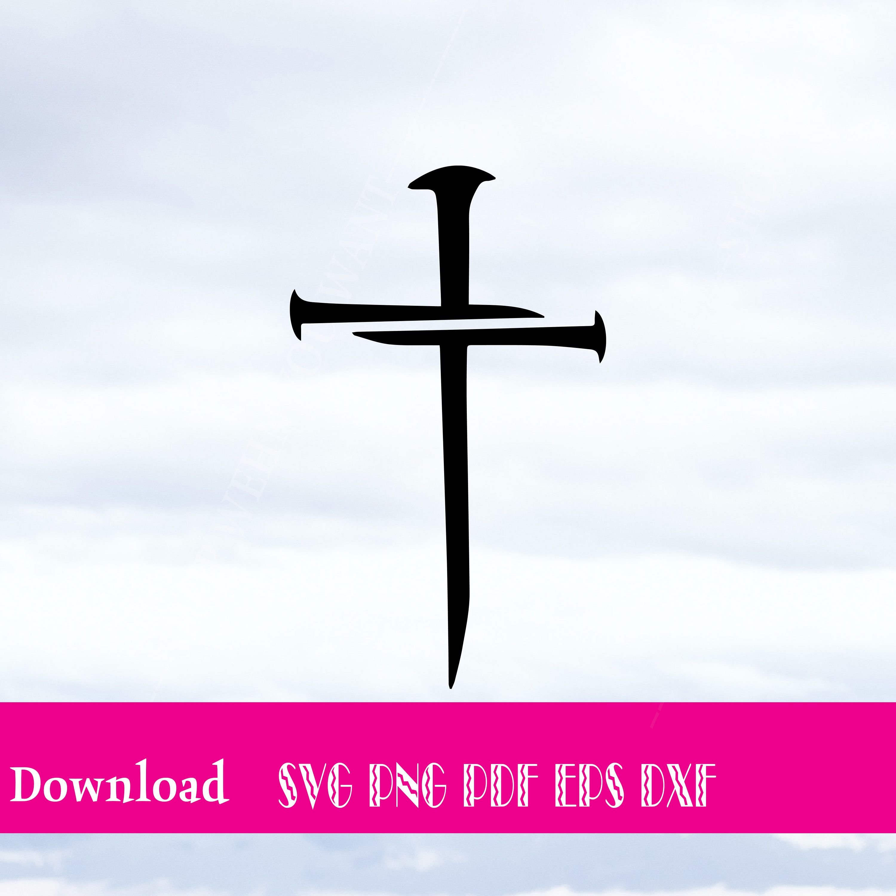 Nail Cross Svg Amp Png Free Christian Cut Files Nail Cross Svg Amp Png Free Christian Cut Files