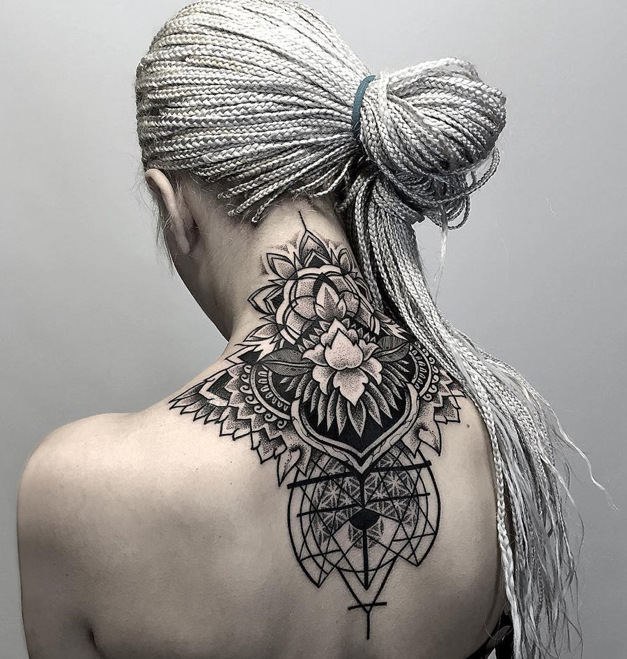 Neck Tattoo Design Images Neck Ink Design Ideas Neck Tattoos Women