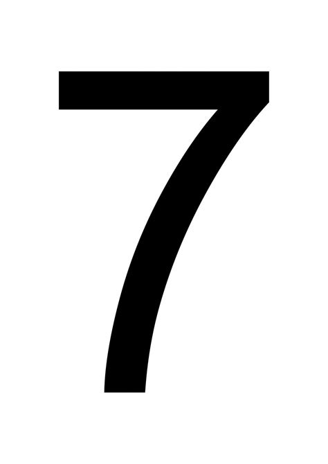 Number 7 Printables