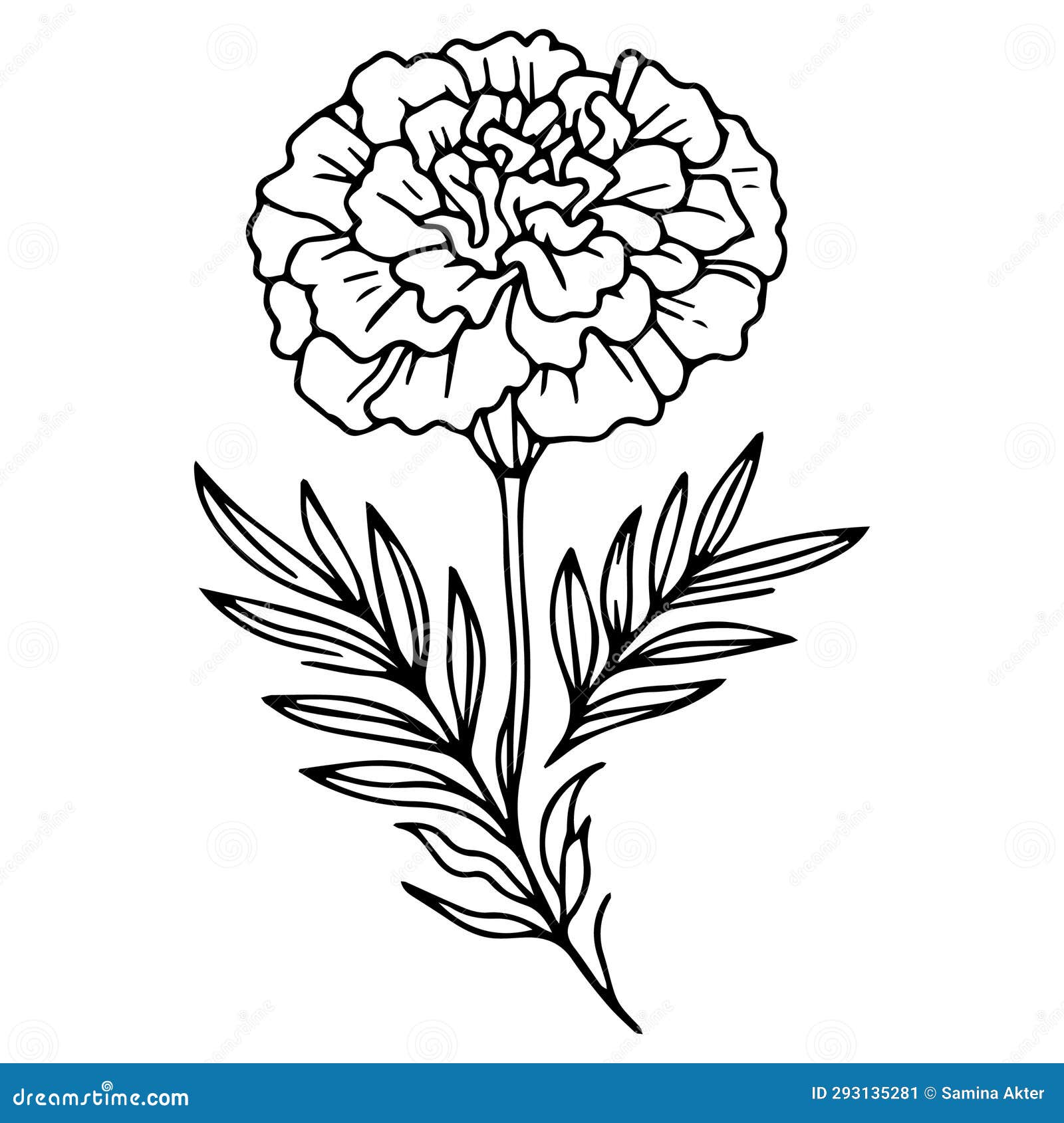 October Birth Flower Tattoo Designs