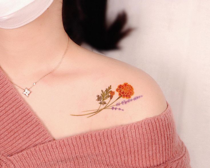 October Birthday Flower Tattoo October Birthday Flower Tattoo