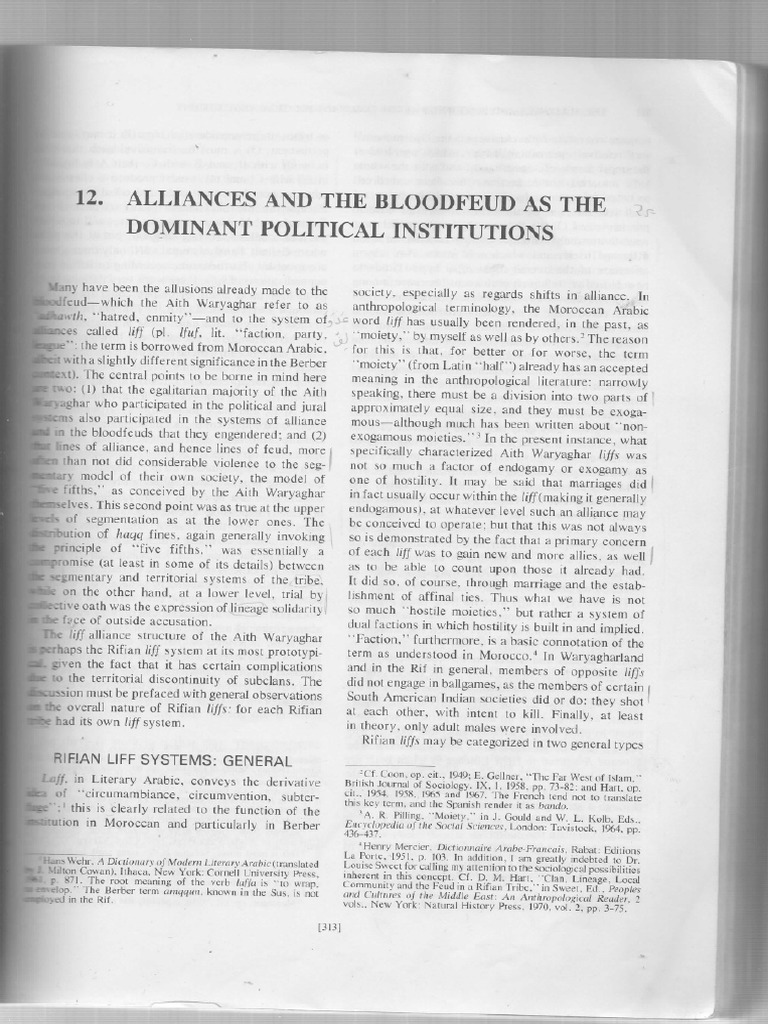 Partie 3 The Aith Waryaghar Of The Moroccan Rif David Hart Pdf