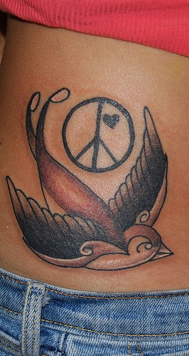Peace And Love Tattoos For Men