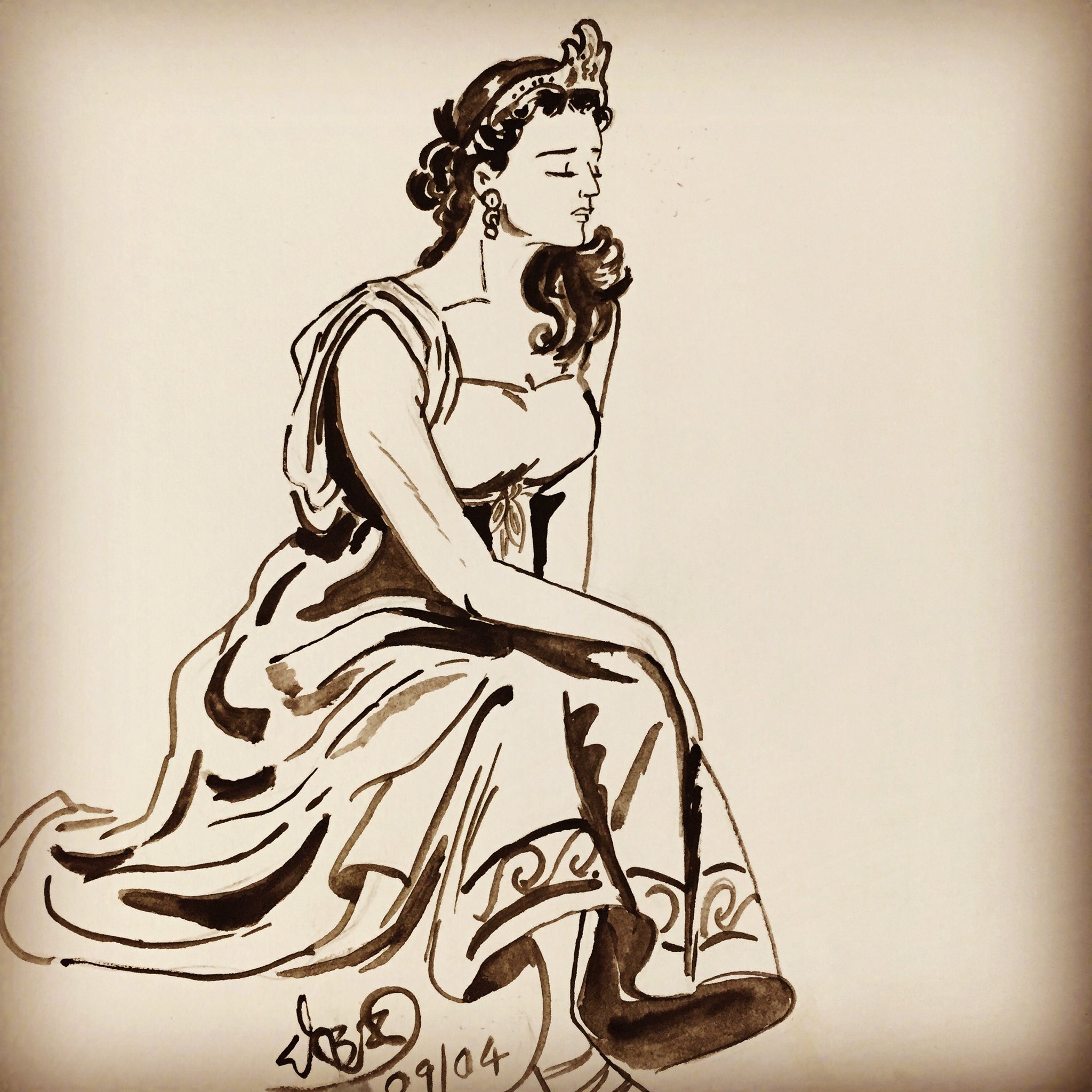 90% Success With Penelope From Odyssey Drawing Easy For Beginners