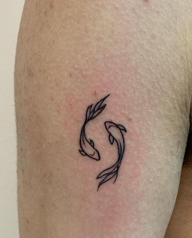 Pisces Koi Fish Tattoo
