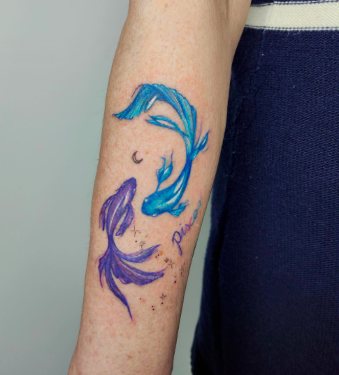 Pisces Koi Tattoos