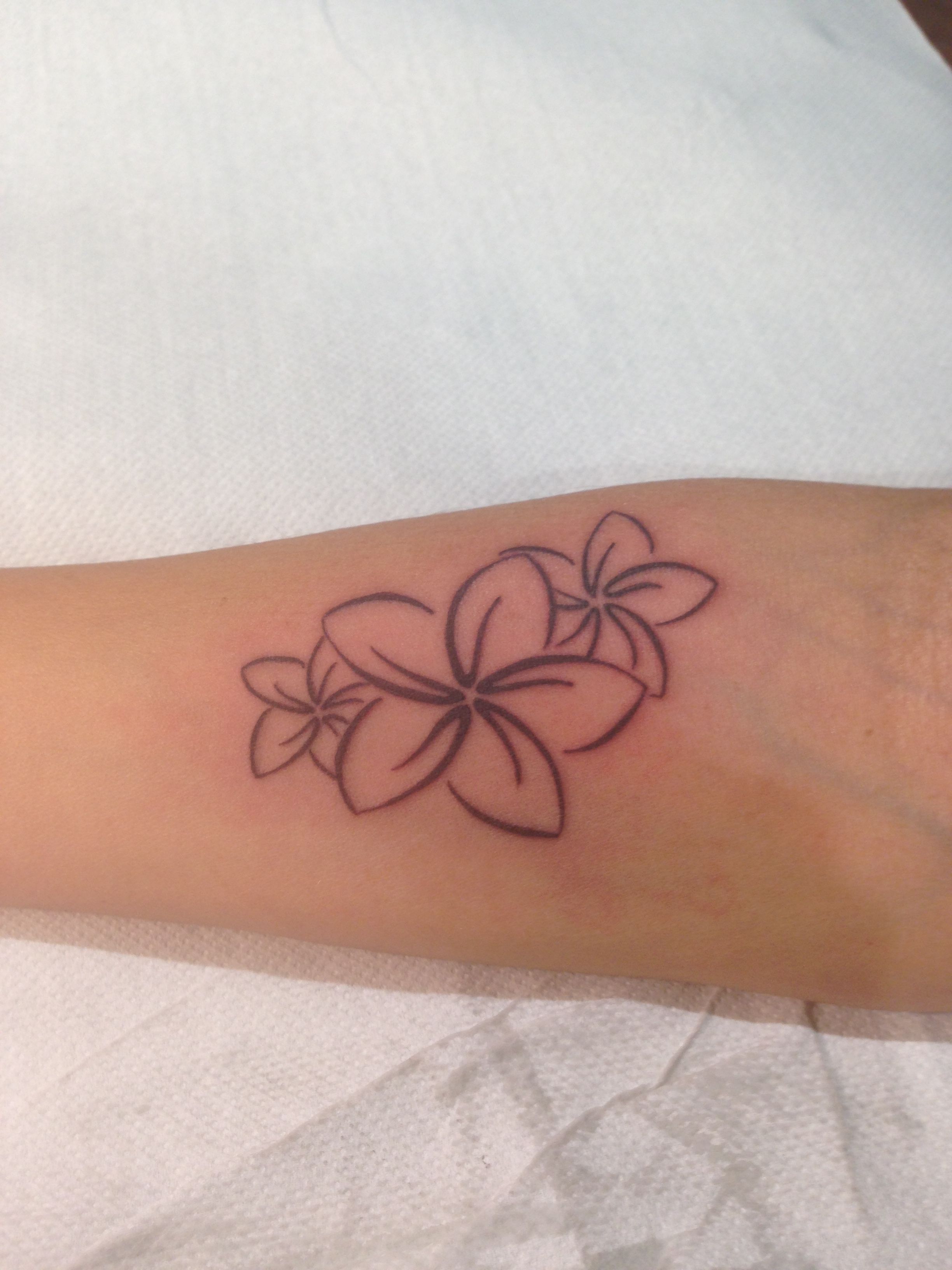 Plumeria Hawaiian Flower Tattoos Tattoo Style Trends