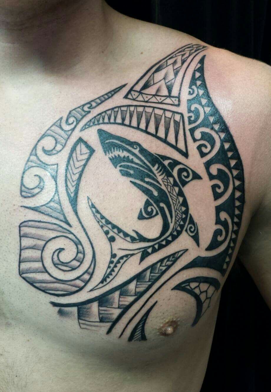 Polynesian Tribal Shark Tattoo Polynesian Tribal Shark Tattoo
