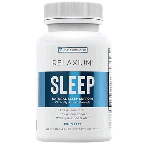 Relaxium Sleep Helps Relax And Promote Natural Sleep Sleep Aid 60 Capsules Ebay