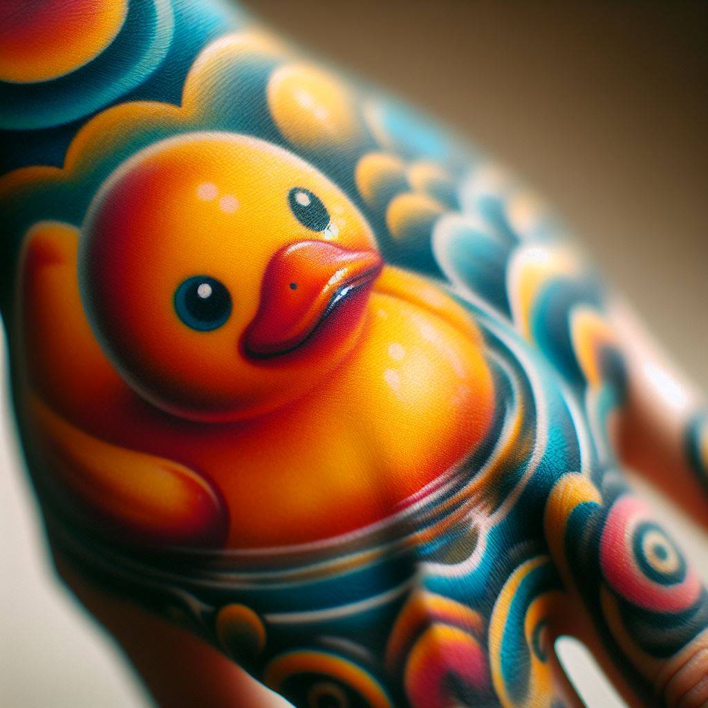 Rubber Duck Tattoo At Jackson Ribush Blog