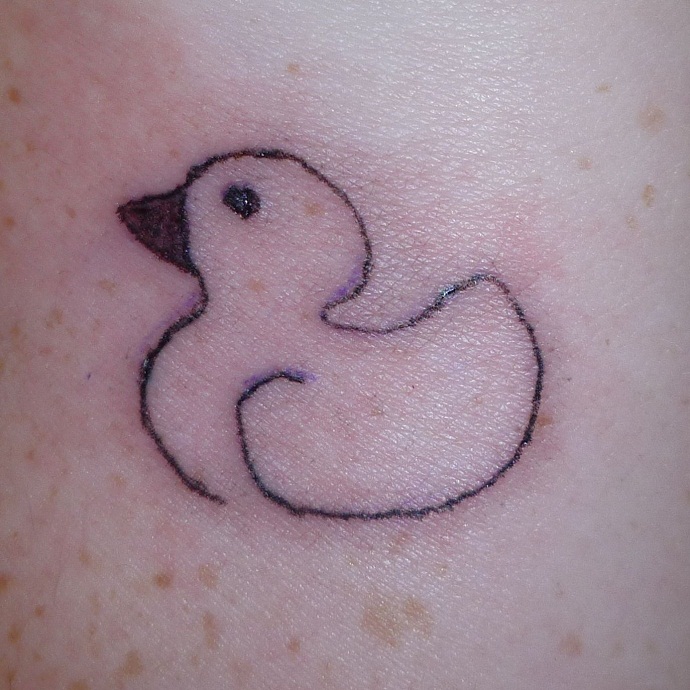 Rubber Duck Tattoos Designs
