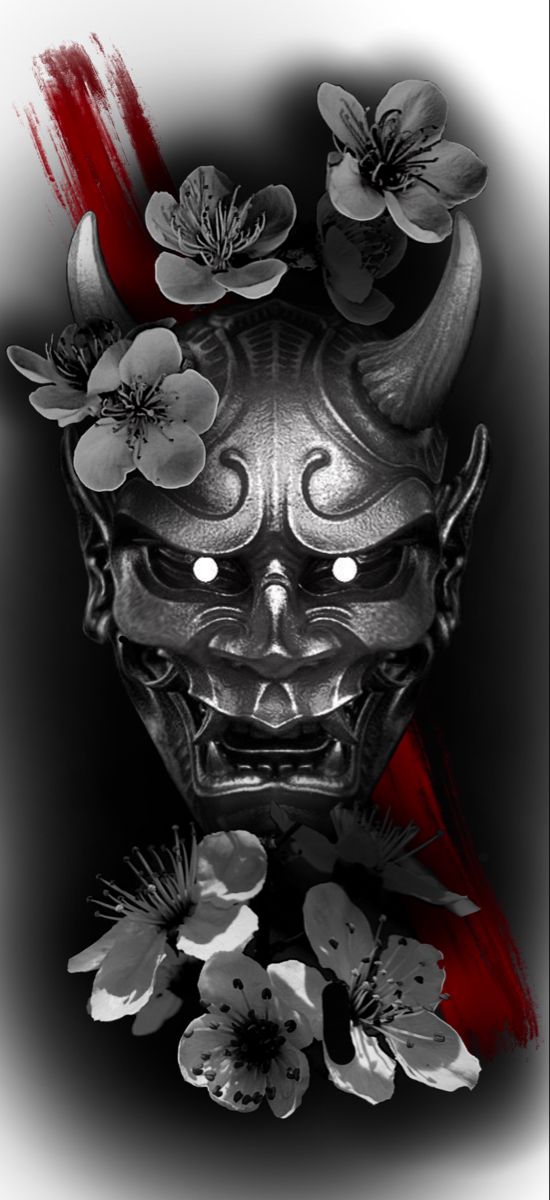 Samurai Maske Tattoo Hannya Maske Tattoo Samurai Tattoo Sleeve Oni Samurai Maske Tattoo Hannya Maske Tattoo Samurai Tattoo Sleeve Oni