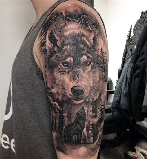 Shoulder Wolf Tattoo Ideas At Sherman Cleveland Blog