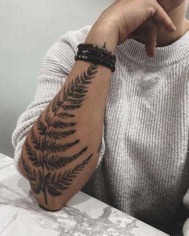 Silver Fern Tattoo On The Inner Arm Silver Fern Tattoo On The Inner Arm
