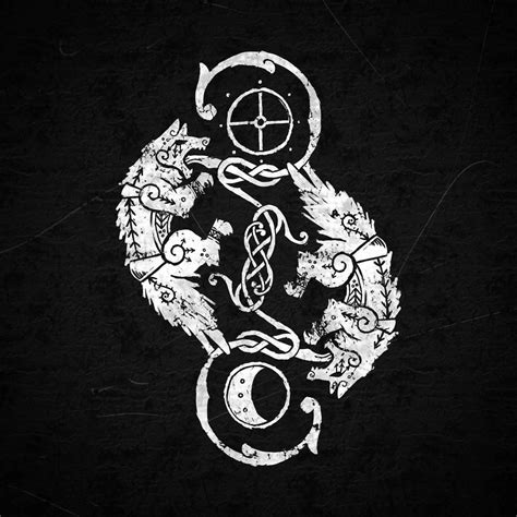 Skoll And Hati Tattoo Designs Design Talk Skoll And Hati Tattoo Designs Design Talk