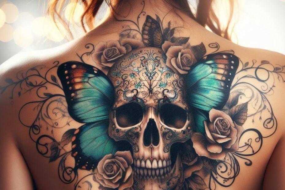 Skull Butterfly Tattoo For My Client Levi I Was Super Excited To Do This Project Because One I Love Skull Tattoos And Two I Love A Good Butterfly Tattoo So Combining The Skull Butterfly Tattoo For My Client Levi I Was Super Excited To Do This Project Because One I Love Skull Tattoos And Two I Love A Good Butterfly Tattoo So Combining The