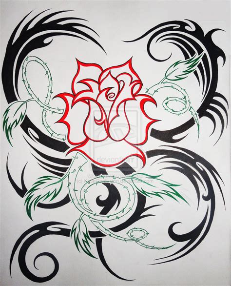 Sort Sorts Tattoo Rose Tribal Tattoo Design 4 Sort Sorts Tattoo Rose Tribal Tattoo Design 4